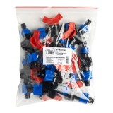 Set 10 robineti Micul Fermier, pentru banda de picurare, cu racord dublu