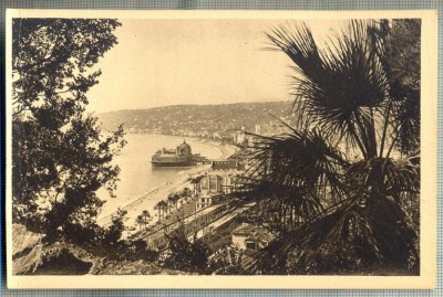 AD 661 C. P. VECHE -COASTA DE AZUR -NICE -VUE PANORAMIQUE PRISE DE LA CASCADE foto