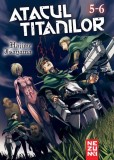 Atacul Titanilor Omnibus 3 (Vol. 5+6) - Paperback brosat - Hajime Isayama - Nemira