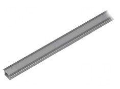 Profil Aluminiu &Icirc;ncastrat LED Argintiu 2m