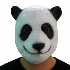 Masca latex urs Panda bear petrecere Halloween Cosplay animal zoo +CADOU! foto