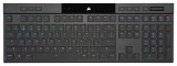 K100 AIR WIRELESS RGB Ultra-Thin Mechanical Gaming Keyboard - CHERRY MX Ultra Low Profile Tactile (NA) &quot;CH-913A01U-NA&quot;, (timbru verde 0.8 lei), Corsair