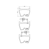 Placute frana Audi A6 C5 (4b2) 01.97-12.05, A6 C5 Avant (4b5) 11.97-01.05, R8 (422 423) 04.07-07.15, R8 Spyder (427 429) 02.10-07.15; Lamborghini Gal