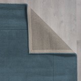 Cumpara ieftin Covor Textured Wool Border Albastru 160X230 cm, Flair Rugs
