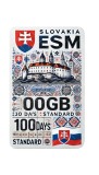 ESIM Slovakia, 100GB, 30 Days, Standard