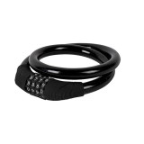 Cumpara ieftin Antifurt cu cifru pentru biciclete, lungime cablu 41 cm, diametru 11mm - Negru
