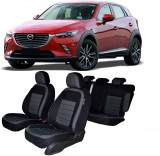 Cumpara ieftin Huse Scaune Dedicate Mazda CX-3 2014-2020 (bancheta fractionata) cu tetiere spate in forma de L