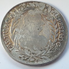 Austria 20 kreuzer 1776 l.C.F.A. Viena Maria Thereza foto