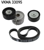 Set curea transmisie cu caneluri Citroen C5 I, C5 II, C8; Fiat Ulysse; Lancia Phedra; Peugeot 406, 607, 807 Motor 2.0 HDI, 2.2 HDI, lungime 1740 mm,