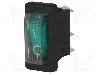 Intrerupator OFF-ON, 2 pozitii, SPST, BULGIN - C5503ALBG33036WG74