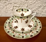 SET DE 3 PIESE DIN PORTELAN FIN- MARCAJ J.G.S.&amp;Co FOLEY CHINA ENGLAND- COLECTIA JEWEL 1898- 1936
