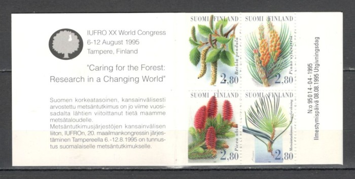 Finlanda.1995 Copaci carnet DF.172