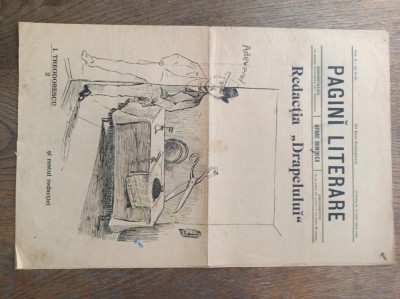 REVISTA Pagini Literare, 1900, NR 15 foto