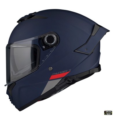 Casca integrala pentru scuter - motocicleta MT Thunder 4 SV A7 albastru mat (ochelari soare integrati) &amp;ndash; tip viziera MT-V-28B XL (61/62cm) foto