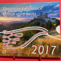 SLOVACIA 2017 - Set Euro monetarie - BU/ blister 23 EURO