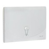 Servietă de arhivare cu 12 compartimente, Soft Touch, Gri, 33.5x3x24cm, CMCLASS