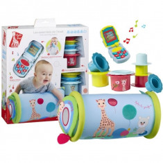 Set jucarii pentru bebe - telefon, pahare, jucarie gonflabila &amp;amp;quot;Essentials&amp;amp;quot; Girafa Sophie Vulli foto