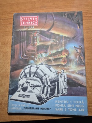stiinta si tehnica septembrie 1959 - 500 de ani de existenta a orasului bucuresti, foto