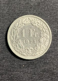 Moneda 1 franc 1974 Elvetia