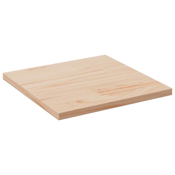 vidaXL Blat de masă, 50x50x2,5 cm, lemn masiv de pin, pătrat 824375