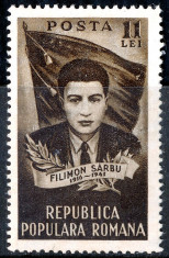 1951 LP282 serie Filimon Sarbu MNH foto