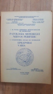 Al VI-lea simpozion romano-bulgar de neurologie. Patologia sistemului nervos periferic- Gh.Pendefunda foto