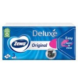 Set 90 de servetele parfumate Deluxe Original, Zewa, 3 straturi