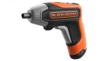 BLACK+DECKER BCF611CK Masina de insurubat fara fir 3,6 V(1,5 Ah) litiu 5,5 Nm, Portocaliu - RESIGILAT