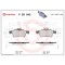 Placute frana Cadillac BLS, Citroen C5 3 (Rd), Ford C-Max (Dm2), Focus 2 (Da), Focus III, Jaguar XF (X250), Mazda 3 (Bk), Opel Vectra C (Z02), Renaul