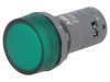 Lumină de control LED 22mm, verde