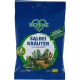 Bomboane Ecologice cu Salvie Bio Loves Me - Calmant Gat, Vegan, Fara Gluten, Gust Natural