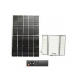 Lampa LED 4500lm, 6500K cu panou solar 70W, baterie LifePO4 3.2V/60Ah, senzor de miscare si telecomanda IP66 Breckner Germany