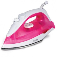 Fier de calcat talpa Inox Floria alb/roz 1600W 180ml Zilan ZLN8430