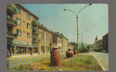 CPIB 17112 CARTE POSTALA - TARNAVENI. STRADA REPUBLICII foto
