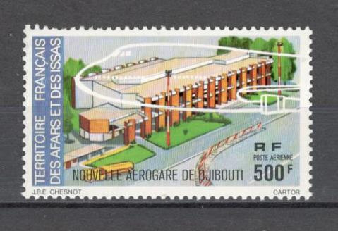 T.F.A.I.1977 Posta aeriana-Aeroportul Djibouti ST.823
