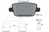 Set placute frana TEXTAR 2453701