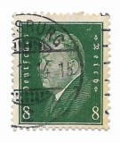 Germania - Friedrich Ebert, 1928 - 8 Pfg, obliterat
