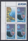 ROMANIA 2001LP 1550 LP 1550 a EUROPA 2001 PERECHE SERII+SERIE VINIETA STANGA MNH, Nestampilat