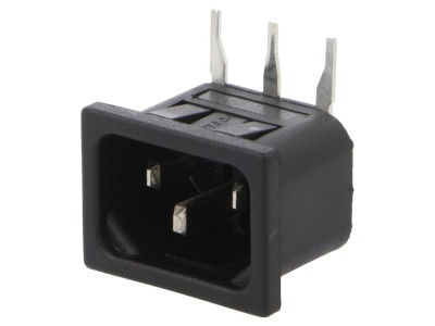 Conector alimentare AC C14 (E) 10A 250VAC BULGIN foto