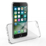 Husa Silicon Transparenta Flippy Deluxe pentru Apple iPhone 6/6S - Carcasa TPU Protectie