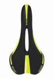 Șa Velo Sport Negru/Galben Fluo, 276x142mm, 300g - Confort și Performanță