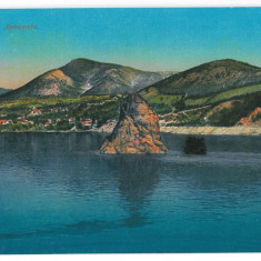 2707 - BABAGAIA Rock, Danube Kazan, Romania - old postcard - unused