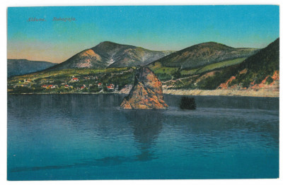 2707 - BABAGAIA Rock, Danube Kazan, Romania - old postcard - unused foto