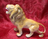 STATUETA FIGURINA BIBELOU PORTELAN LEU 24 CM