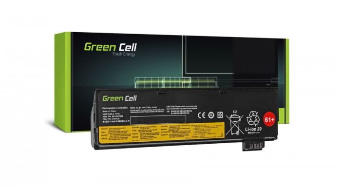 Baterie extinsă Green Cell pentru laptop Lenovo ThinkPad T470 T570 A475 P51S T25