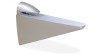 Set 2 suporturi pentru raft, 8-40mm Emuca Halcon, 4009225, finisaj aluminiu vopsit - RESIGILAT