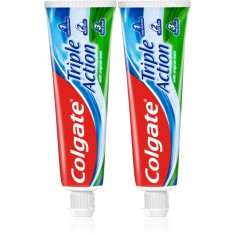 Colgate Triple Action Original Mint pastă de dinți 2x75 ml