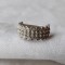 argint INEL SEMNAT cu MULTIPLE MARCAJE model TRIBAL de efect RAR vintage SPLENDID