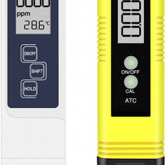 Set testere apa digitale profesionale, calitate apa 4in1, solutii de calibrare, TDS,EC,PH si temperatura