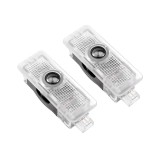 Cumpara ieftin Proiector logo usa LED pentru Mercedes Clasa C W203/S203/CLK, 2 bucati Stea+Text